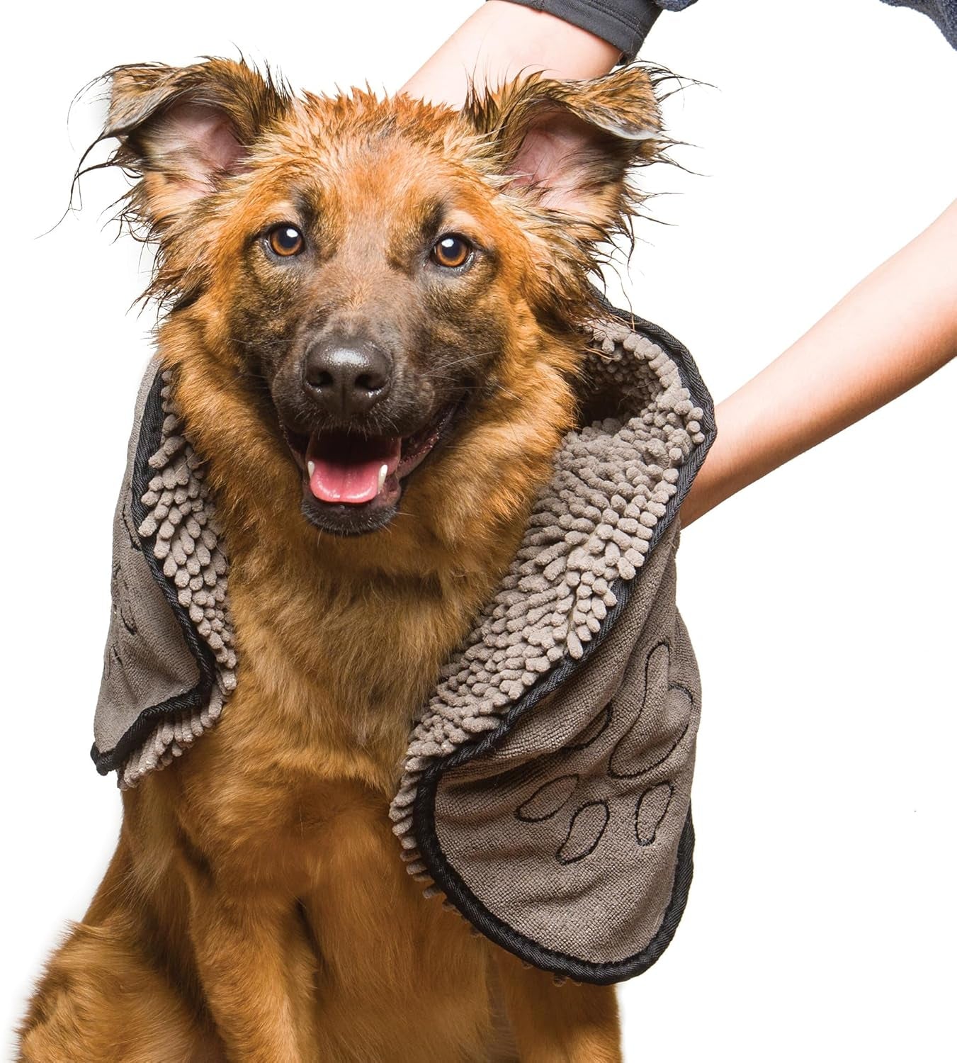 the Dirty Dog Bath Towel - Plush Shammy Towel for Dogs